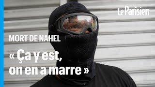 « On a peur de la police »  à Nanterre des heurts après la marche blanche pour Nahel [upl. by Ssenav]