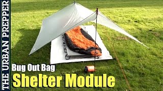 Shelter Module  Part 2 Building A Bug Out Bag by TheUrbanPrepper [upl. by Wald]