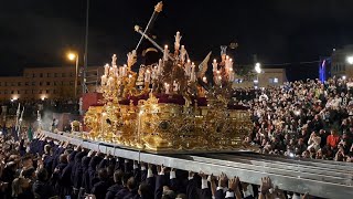 Semana Santa 2024 Cofradía de Nueva Esperanza en Tribuna de los Pobres y Carreteria Málaga [upl. by Nnyla]