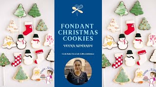 COOKIE DECORATING Fondant covered cookies [upl. by Arlo]