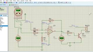 Simulacion con sensor de presion en Proteus [upl. by Sabella982]