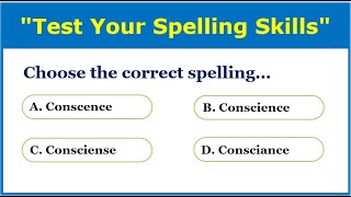 Test Your Spelling Skills [upl. by Regnij]