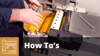 How to set up a planer thicknesser [upl. by Airrehs]