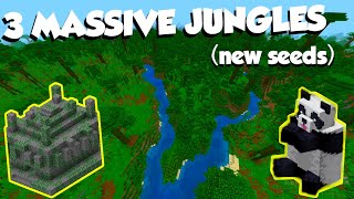 3 Amazing JUNGLE Seeds Minecraft Bedrock Edition [upl. by Feeney]