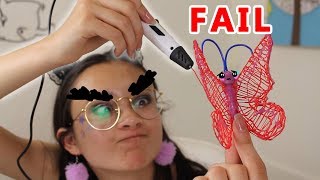 Een 3Dpen van ACTION  FAIL  3D printing pen testen [upl. by Denoting]