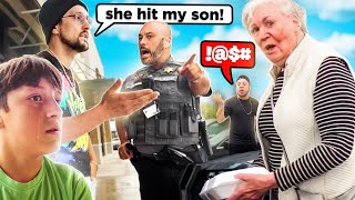 Random Grandma Hit My Son I Called Police FV Hibachi Dinner Storytime [upl. by Doehne]