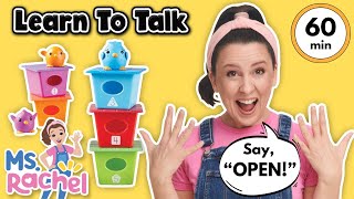 Learn To Talk with Ms Rachel  Toddler Learning Video  Learn Colors Numbers Emotions amp Feelings [upl. by Ameerahs626]