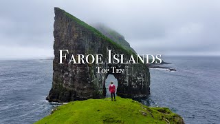 Top 10 Places To Visit In The Faroe Islands  Travel Guide [upl. by Hgielrahc]