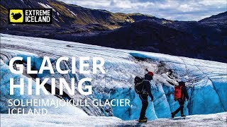 Glacier Hike at Solheimajokull glacier [upl. by Atirehc]