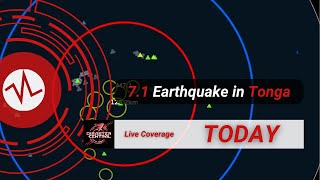 🔴 LIVE  MASSIVE M71 Earthquake Hits Tonga [upl. by Rehctelf]