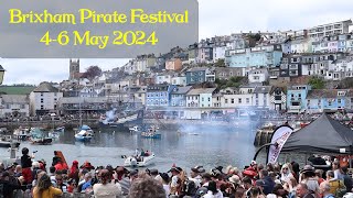 Brixham Pirate Festival 46 May 2024 [upl. by Ahselyt]