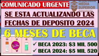 🤑🥳BECARIOS Y PADRES DE FAMILIA Se está ACTUALIZANDO LAS FECHAS DE PAGO 2024 Becas Benito Juárez🤑🥳 [upl. by Bloom]