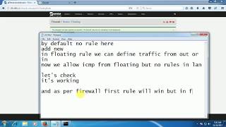 PFsense 241 firewall floating rules [upl. by Seadon]