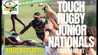 TOUCH RUGBY JUNIOR NATIONALS  Field A [upl. by Roswald]