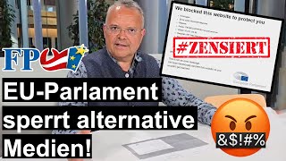 EU zensiert quotkritischequot Medien [upl. by Notsirk]