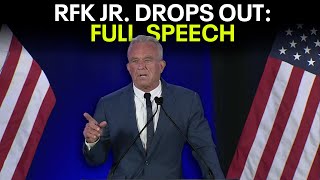 RFK Jr drops out endorses Trump FULL SPEECH [upl. by Hardunn]