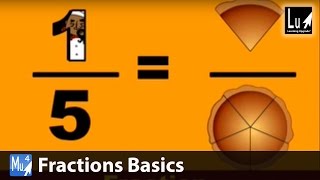 Fractions Basics Proper Improper Mixed Song – Learn Fractions – Learning Upgrade App [upl. by Yrohcaz]