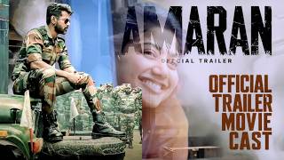 Amaran  Official Trailer  Sivakarthikeyan  Sai Pallavi [upl. by Parfitt]