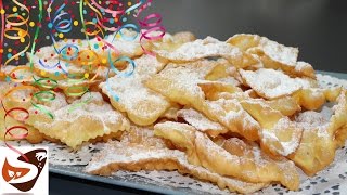 Frappe di carnevale chiacchiere bugie cenci – dolci di carnevale fritti carnival sweets [upl. by Eittel2]