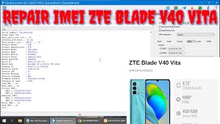 FIX IMEI NULL ZTE BLADE V40 PITA [upl. by Litt]