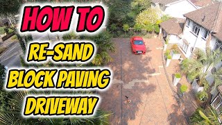 block paving re sanding [upl. by Yroggerg524]