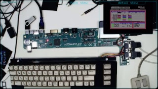 C64 Hardware  Ultimate64 with Firmware 10B  Mssiah test session [upl. by Rigdon313]