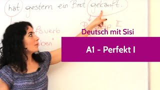 Deutsch mit Sisi Your German class  A1 Perfekt 1 [upl. by Seiuqram]