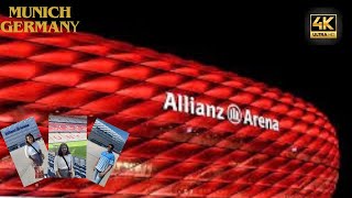 Walking tour of Allianz Arena Stadium FC Bayern Museum Munich 4K [upl. by Holzman]