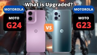 Moto G24 vs Moto G23  PHONE COMPARISON [upl. by Marylou968]