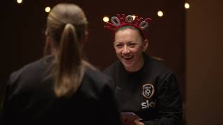 You Laugh You Lose Christmas Cracker Jokes with the FAI Womens National Team [upl. by Solis]