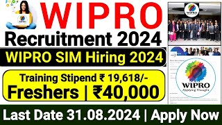 WIPRO SIM RECRUITMENT 2024 TAMIL😍WIPRO PERMANENT JOB OPPURTUNITY 2024👉JOB VACANCY 2024 IN TAMIL [upl. by Yerffoeg]