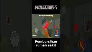 Pembersihan rumah sakit Minecraft Blockadead Evil The Beginning minecraft blockadeadevil shorts [upl. by Aivekahs]