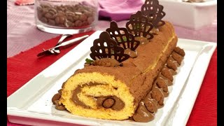 Receta de brazo de gitano de café y chocolate  Bruno Oteiza [upl. by Gillman]