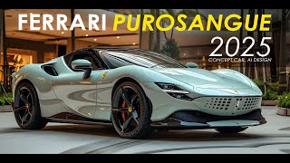 Ferrari Purosangue All New 2025 Concept Car AI Design [upl. by Ehctav]