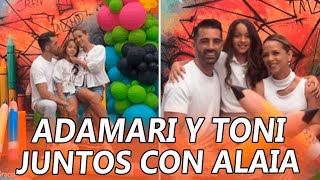 😍Toni Costa y Adamari López JUNTOS y risueños en un MOMENTO ESPECIAL para Alaïa [upl. by Kleper165]