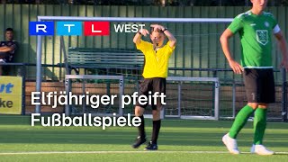 Sein Ziel ist die Bundesliga Elfjähriger will Schiedsrichter werden  RTL WEST 23082023 [upl. by Suivatnad]