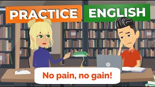 Easy to Learn English Speaking Practice  Shadowing English Conversation Listening [upl. by Francisca811]