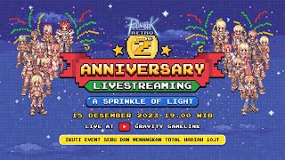 RAGNAROK RETRO 2ND ANNIVERSARY LIVE STREAMING  GRAVITY GAME LINK [upl. by Betti]