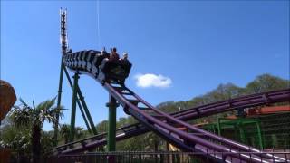 Velociraptor at Paultons Park Lost Kingdom [upl. by Enailuj]