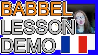 Babbel Lesson Demonstration amp Review Part 2 of 3 [upl. by Anoit]