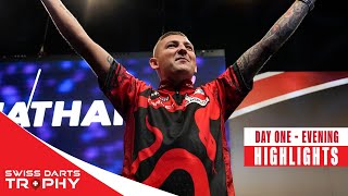 BIG NAMES IN BASEL  Day One Evening Highlights  2024 Swiss Darts Trophy [upl. by Htelimay62]