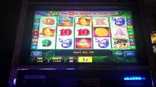 Lucky Fountain slot machine 50 bonus free games at Empire City casino [upl. by Nosiddam801]