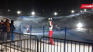 Skicross Weltcupstart in Arosa  2018 [upl. by Anderea949]