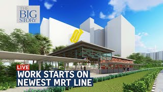 Cross Island Line work begins 12 MRT stations ready by 2030  THE BIG STORY [upl. by Narayan]