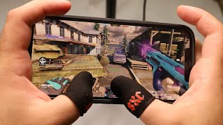 Call of Duty Mobile Handcam Gameplay  Settings and Hud 4 Finger Claw Setup [upl. by Ransell]