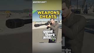 GTA 5  WEAPONS CHEAT CODES [upl. by Ahrens609]