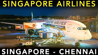 TRIP REPORT  Singapore Airlines  Boeing B78710  Singapore to Chennai [upl. by Nations]