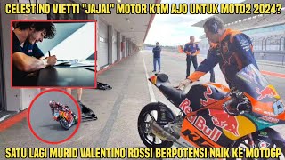 Terekam Celestino Vietti quotJajalquot Motor KTM Di Moto2 2024 Murid Rossi Berpotensi Naik ke MotoGP [upl. by Nnaitak170]