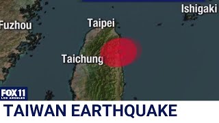 Earthquake rocks Taiwan Sets off Tsunami warnings for nearby Japanese islands [upl. by Tnecnev]