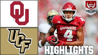 Oklahoma remains UNDEFEATED 😤  Oklahoma Sooners vs UCF Knights  Full Game Highlights [upl. by Isia]